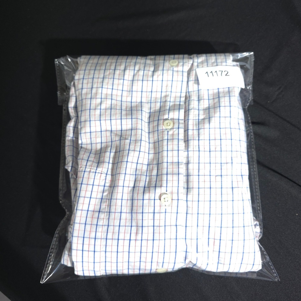 Lauren Ralph Lauren Mens L Button Down Short Sleeve Plaid Shirt Casual Designer - Picture 11 of 11